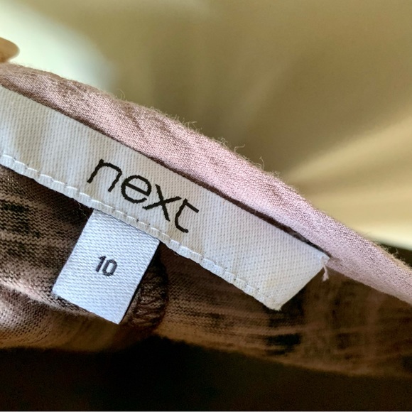 Next Women’s Mauve & Black Embellished Sleeveless Long Top UK 10 - Picture 7 of 7